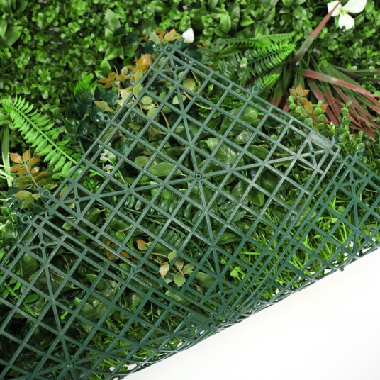 Système d’accroche du mur végétal artificiel Prairie pour pose murale intérieur ou extérieure