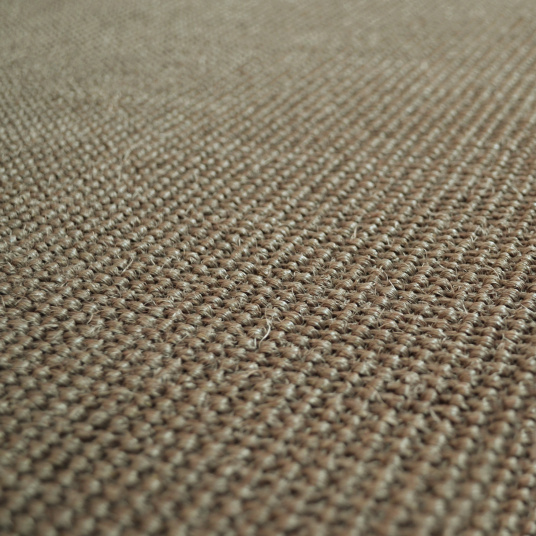 Sisal Yucatan - Marron glacé - gros plan