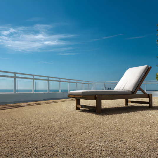 Gazon synthétique de couleur Métropolitain Sable - 22 mm