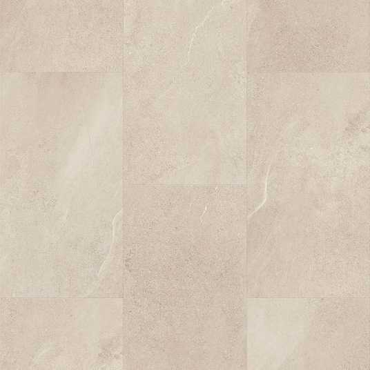 Dalle vinyle Gerflor Senso Premium Rigid Acoustic Sandy Stone, revêtement PVC clipsable d'inspiration minérale