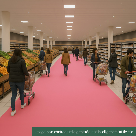 Moquette Stand Event - Rose Candy - Évènement grande surface