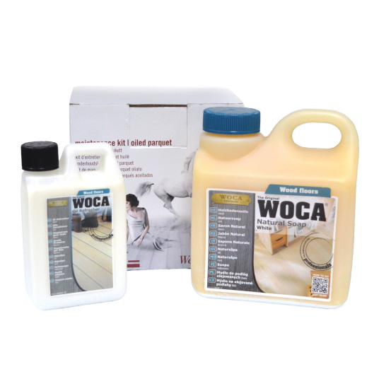 Kit d'entretien parquet huilé Chêne blanchi