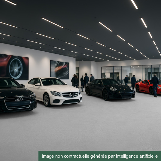 Moquette Stand Expo filmé - Gris Perle - showroom