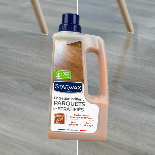 Entretien Brillant Starwax Parquets et Sols Stratifiés - 1L