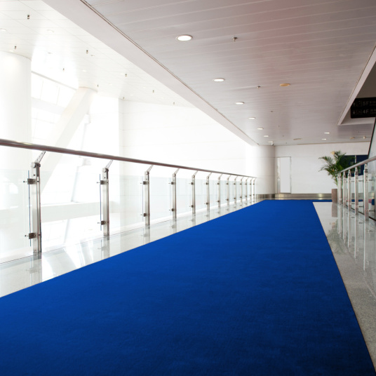 Moquette Stand Event - Bleu roi - couloir