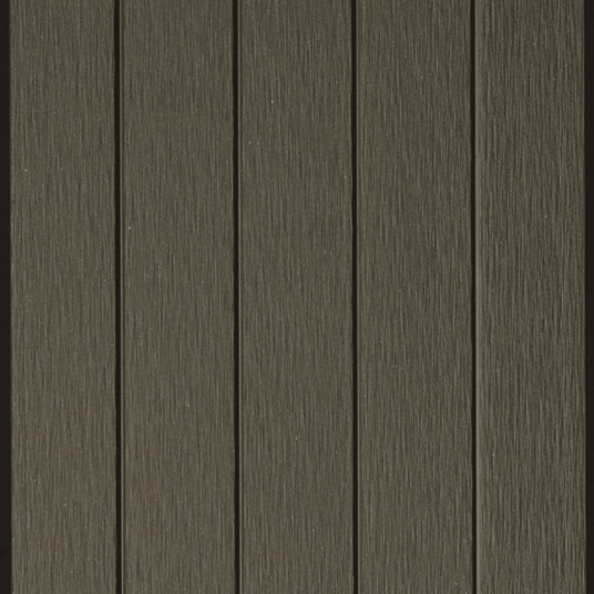 Lame terrasse en bois composite - Brun foncé - zoom