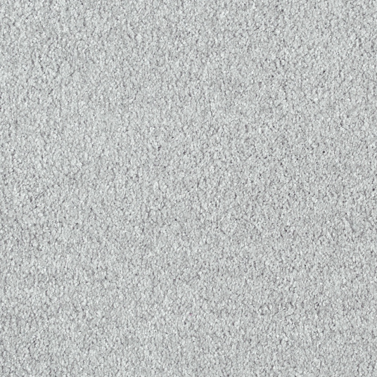 Texture de la moquette Re-life gris argent, en polyester recyclé au coloris naturel