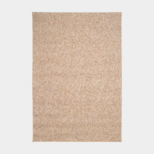 Tapis de salon ou chambre Bouclette marron praliné