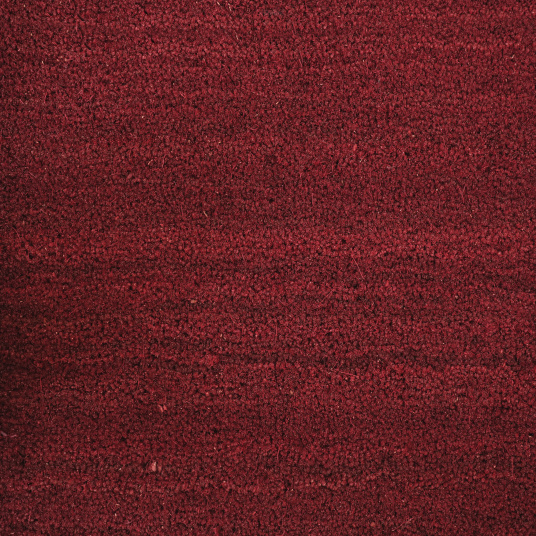 Paillasson - Tapis brosse Coco - Rouge - Ep. 17mm