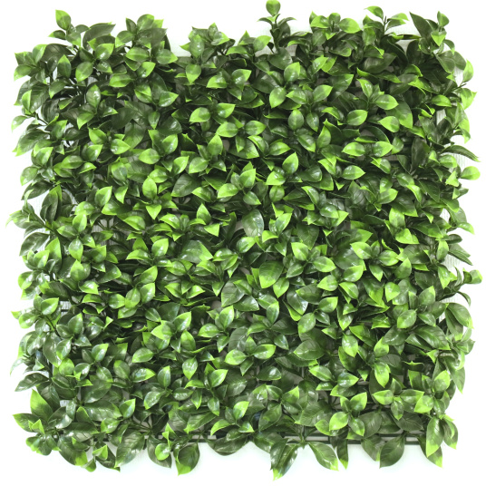 Mur végétal artificiel Feuilles de Gardénia pour intérieur ou extérieur