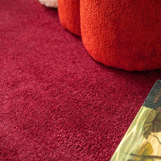 Tapis sur mesure - Pulse - Rouge grenat