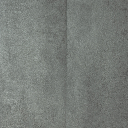 Détail texture brute de la Dalle Sol PVC - Click à plat 0,55 - Effet métal brut gris