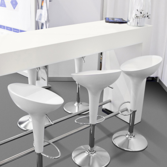 Moquette filmée - Stand Event - Gris - Salon