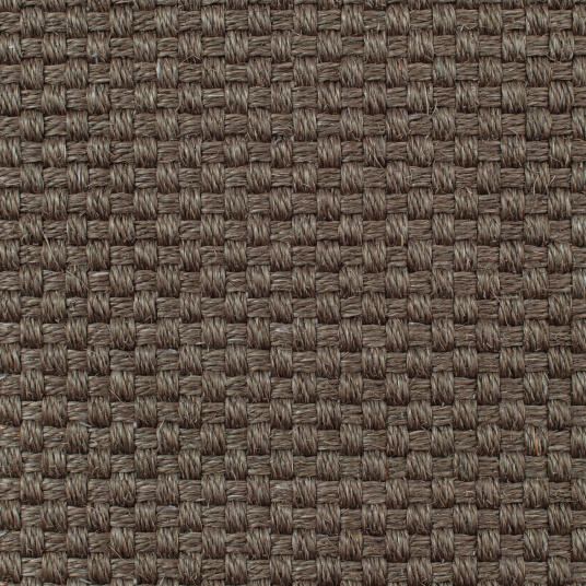 Moquette Bahia marron en sisal, texture épaisse et nuances naturelles