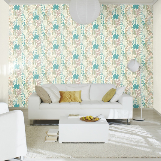 Papier peint vinyle sur intissé - Botanique - Romance - salon