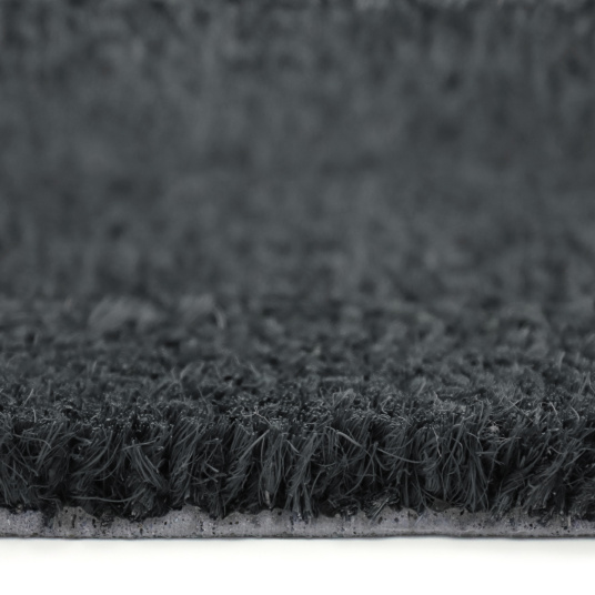 Tapis sur mesure Paillasson Brosse Coco 17mm - Blue Jeans - tranche