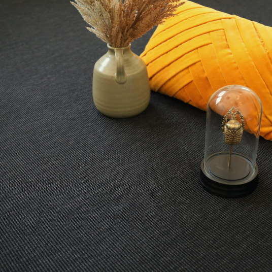 Tissé plat Mahé couleur Noir - salon