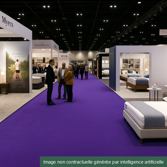 Moquette Orotex Revexpo - Violet - Salon d'exposition