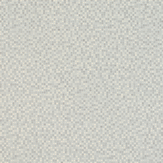 Sol Vinyle Style - Carrelage petite mosaïque argentée - Gris