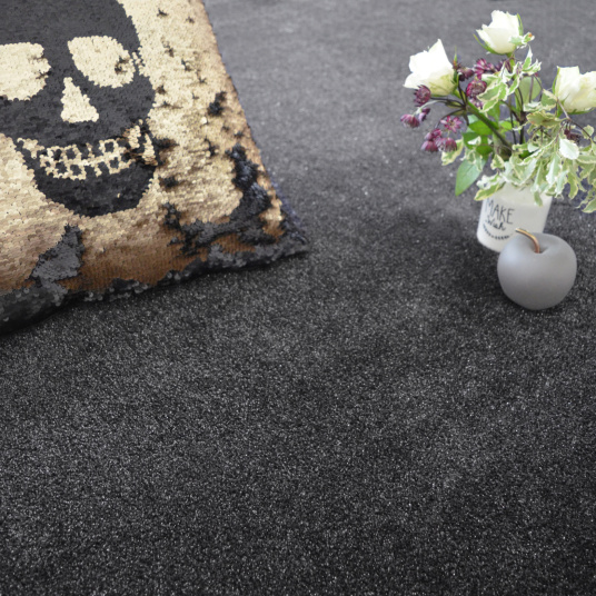 Tapis sur mesure Paillettes Star noir - Ambiance