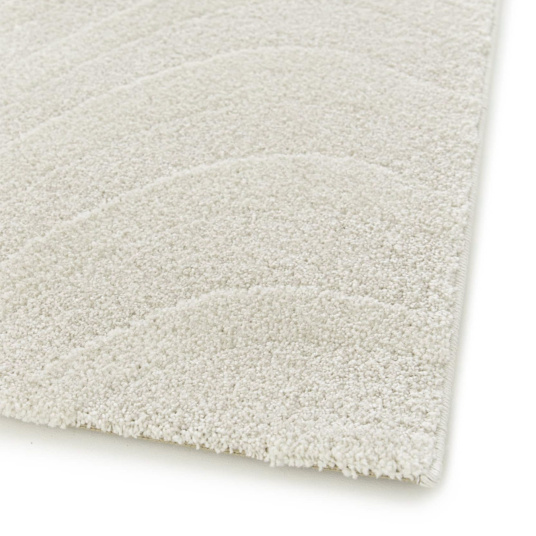 Tapis intérieur - Nazaré - Lignes écru et beige naturel - coin