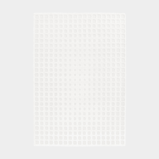 Tapis de salon en relief - Art Abstrait - Crème avec motifs géométriques ton sur ton