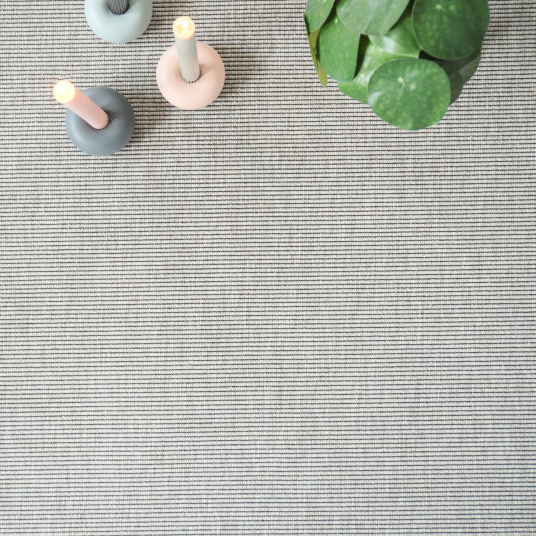 Tissé plat Nusa - Couleur Blanc craie - vue de haut