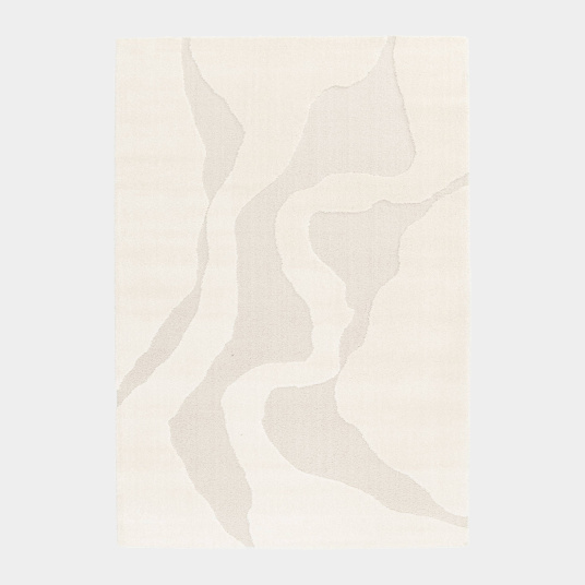 Tapis Stone crème - Motifs organiques