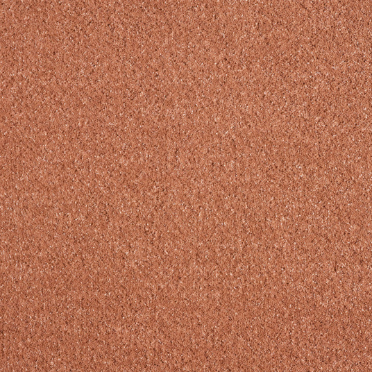 Moquette Kawaii corail ultra douce, revêtement textile dense aux nuances terracotta lumineuses