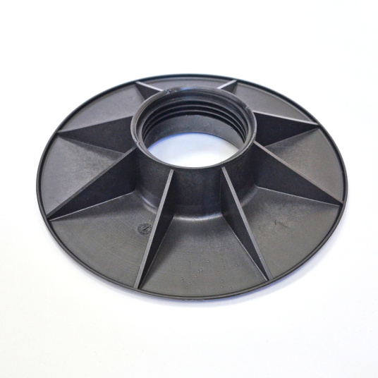 Plot terrasse - Lambourde larg. max. 55 mm - Hauteur réglable de 5 à 8,5 cm - Plot face avant