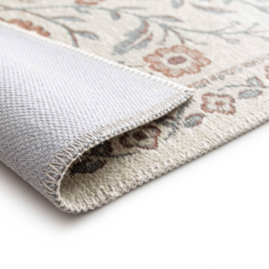 Envers tapis souple Minia Brume en tissu chenille recyclé R-PET