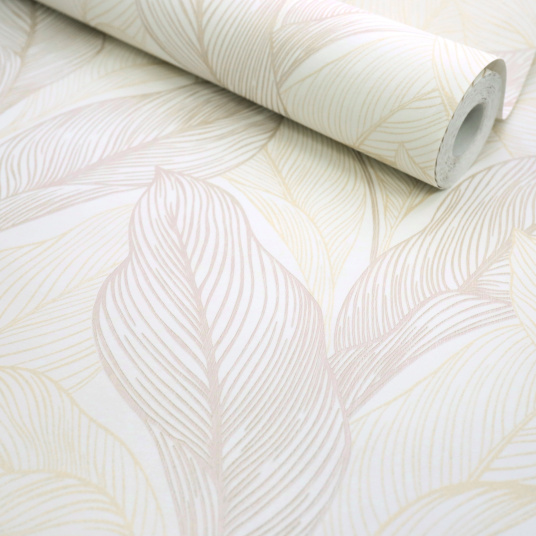 Papier peint expansé sur intissé - Rose gold - Strelitzia