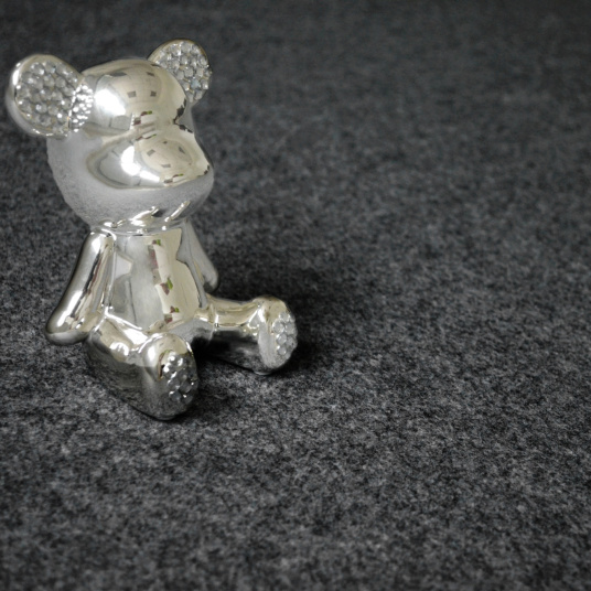 Moquette Stand Expo filmé - Anthracite - gros plan