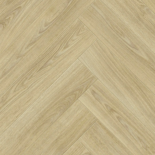 Sol Vinyle Textile - Harmonie - Bois clair bâton rompu - Surface brillante