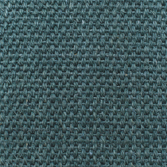 Zoom sur le tissage Panama du sisal Tulum turquoise, fibres naturelles et texture authentique