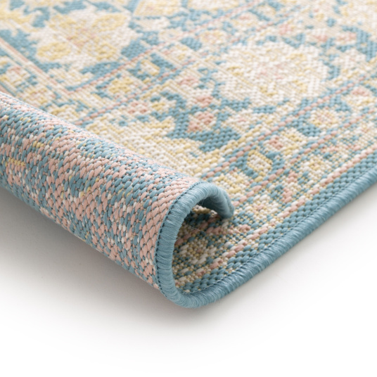 Tapis d'extérieur et intérieur - Mille et une nuits - Multicolore - envers