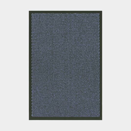 Tapis paillasson d’extérieur bleu rectangulaire, résistant et efficace contre l’humidité