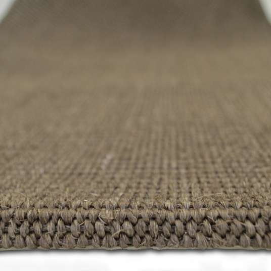 Tapis de passage en sisal couloir et escalier - Moka - tranche