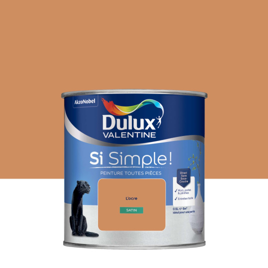 Dulux Valentine Si Simple! - Peinture toutes pièces - Satin L'Ocre