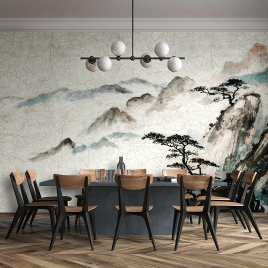 Papier peint panoramique - Format XXL - Paysage poétique - salle à manger