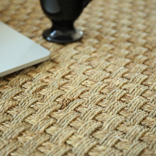 Jonc de mer Paro fin natté - gros plan