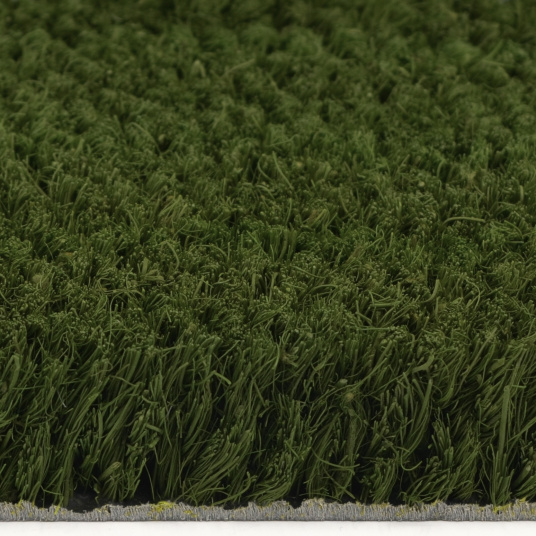 Paillasson - Tapis brosse Coco - Vert - Ep. 23mm - gros plan