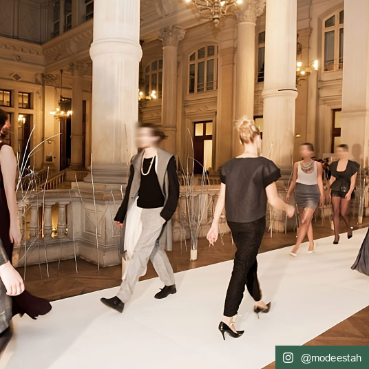 Moquette Stand Expo - Blanc - défilé