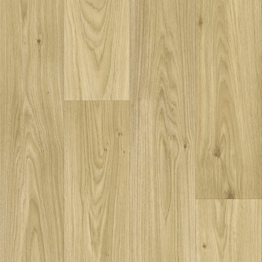Sol Vinyle Textile Grande largeur - Aspect parquet chêne clair