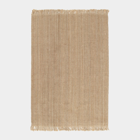 Tapis en jute Bohème à franges - Naturel