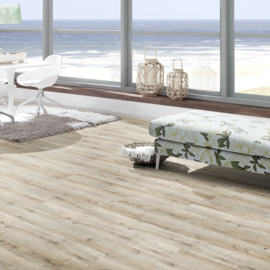 Parquet flottant Stratifié - Chêne Vintage Boutique - salon