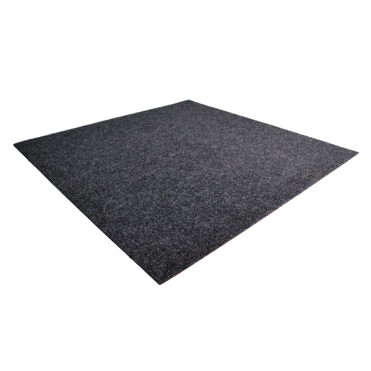 Dalle moquette anthracite 1 x 1 m pour protection du sol en usage événementiel