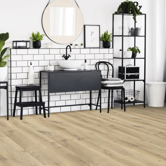 Parquet Stratifié KronoSwiss - Chêne Castle - Clic 5G - salle de bain