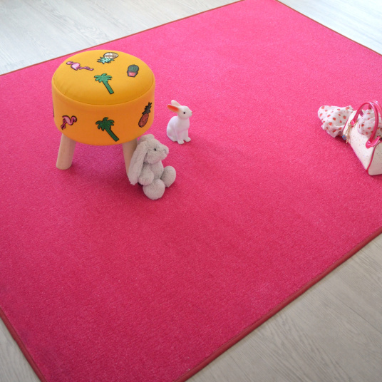 Tapis chambre d'enfant - Pailleté Flash - Rose