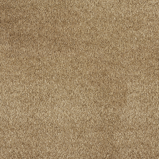 Tapis sur mesure en polyester recyclé Re-life camel